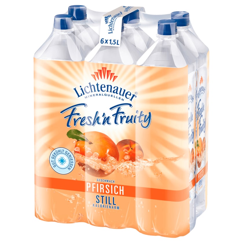 Lichtenauer Fresh'n Fruity Pfirsich 6x1,5l